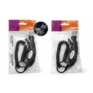 Motorola RAZR V3 Car Charger CC-MOTV3 OEM Black Vehicle Power Adapter New Unopen